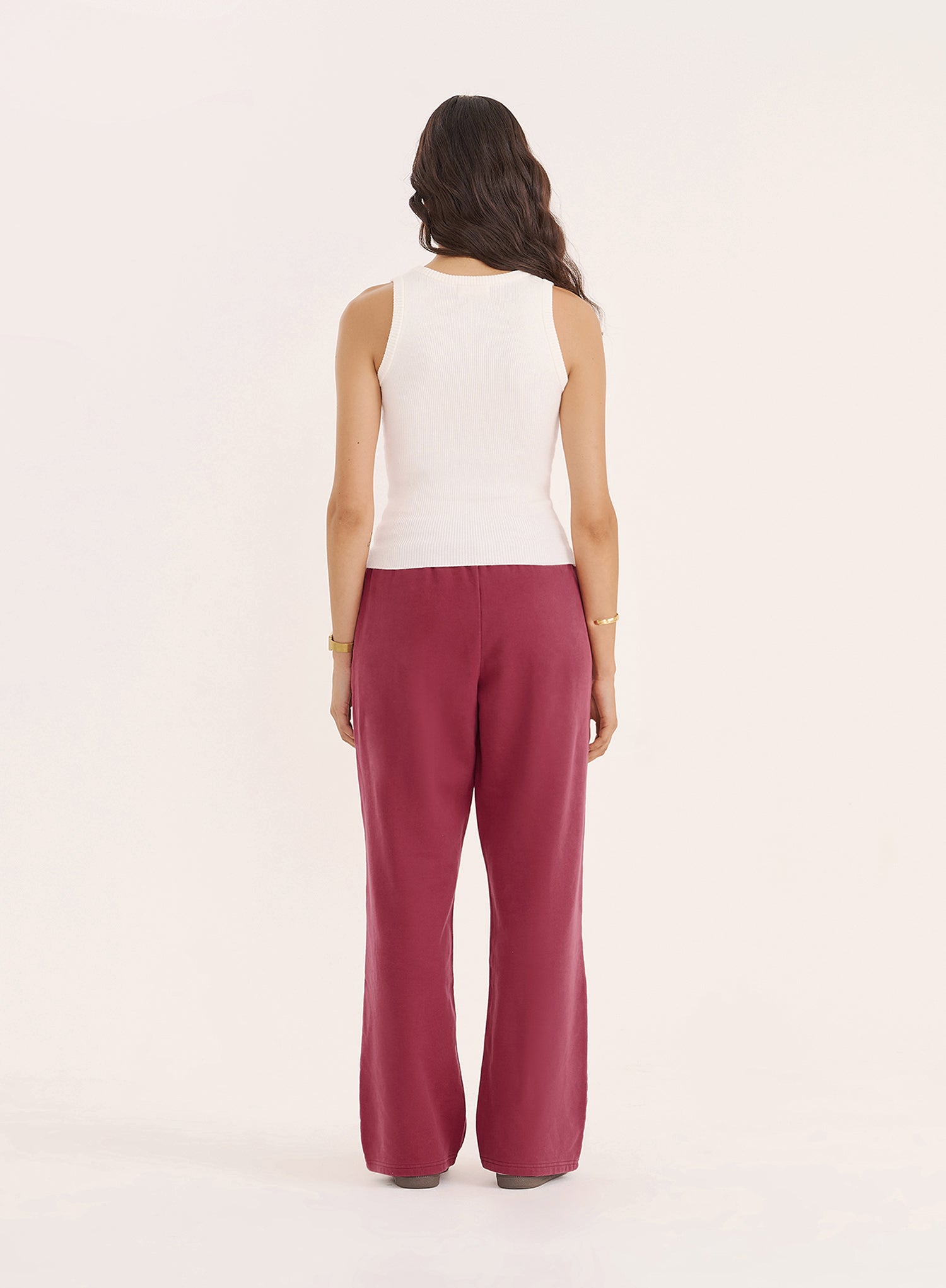 Berry 4th Wide Leg Branded Joggers